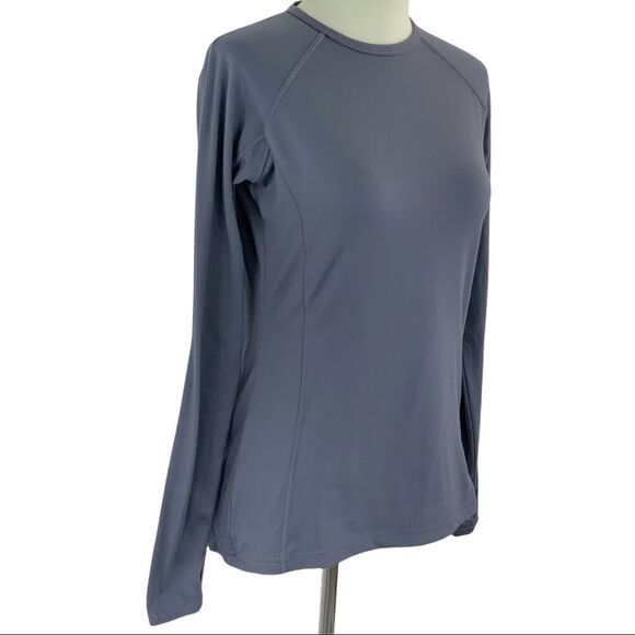 AVALANCHE Polygiene long sleeve tee shirt under layer top gray size S - Picture 4 of 9